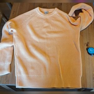 J Crew heritage cotton shaker-stitch sweater